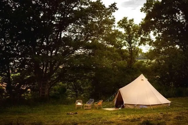 Glamping in Stunning Bell Tent in Bohemia