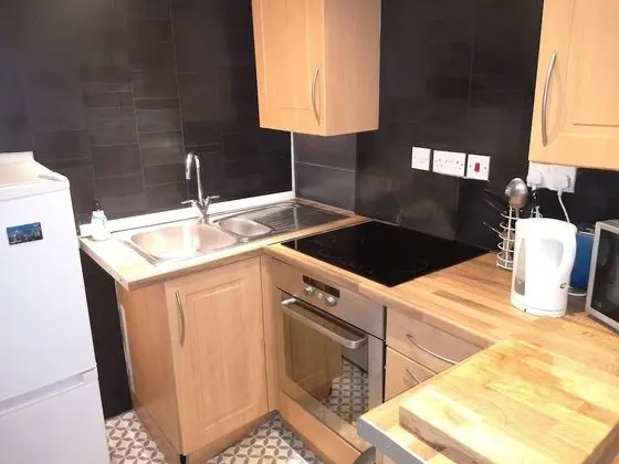 Glasgow Hampden Garden Apartment - Mutfak
