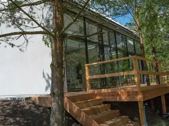 Glass Cottage in Jelenska Huta With Terrace - Dış Mekan