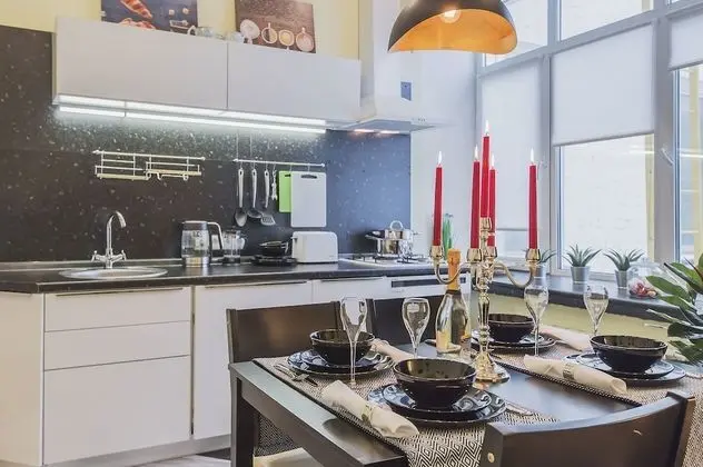 GM Apartment near historic center of Moscow - Mutfak
