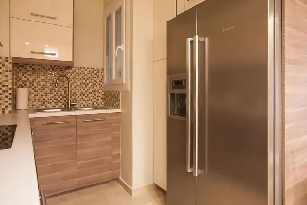 Gold and Blue Luxurious Apartment - Mutfak