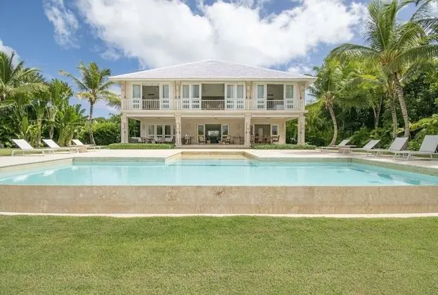 Golf-front Villa With Large Spaces Staff and Pool Situated in Luxury Beach Resort