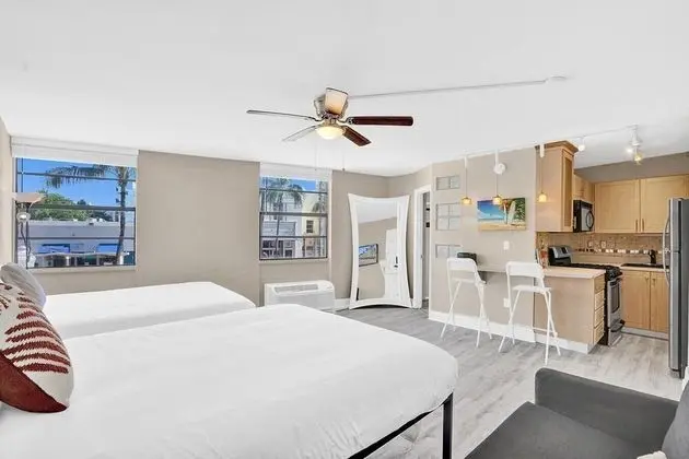 Gorgeous Studio/1bath, Miami Beach, Minutes From South Beach! - Mülk Olanakları