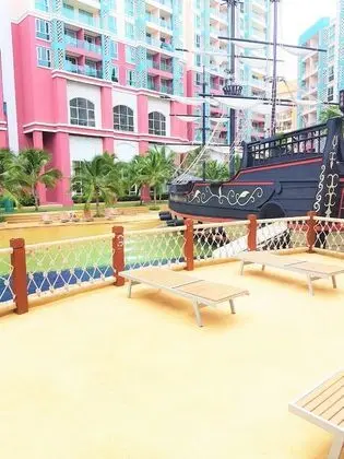 Grand Caribbean Resort Pattaya 1 Bedroom 4th Floor - Dış Mekan