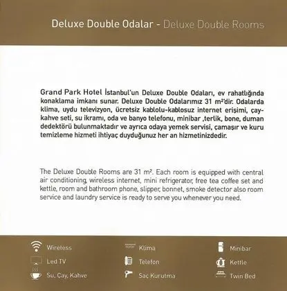 Grand Park Hotel Spa Beylikdüzü İstanbul