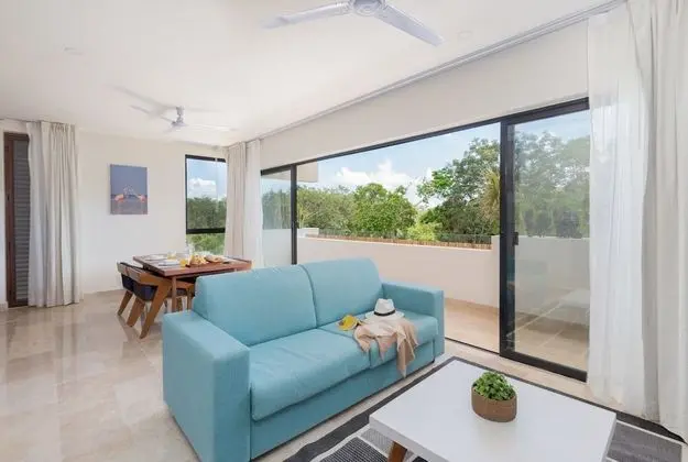 Great 2BR Condo in Aldea Zama With Plunge Pool and Cinema