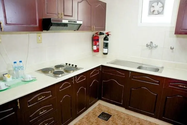 Green Mubazzarah Chalets - Mutfak