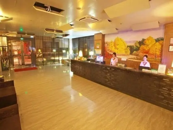 GreenTree Inn Huzhou Wuxing District South Street Chaoyin Bridge Business Hotel - Lobi