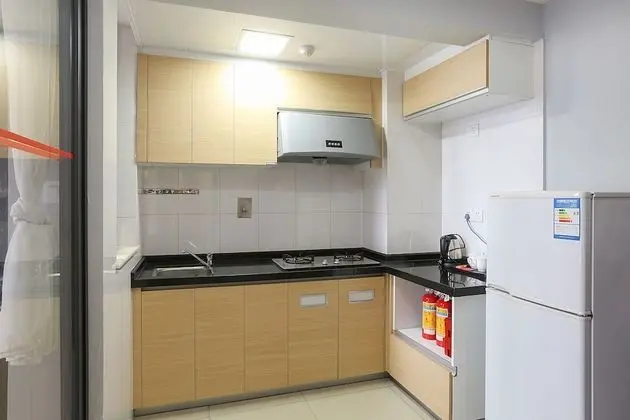 Guangzhou Yuting Apartment - Mutfak