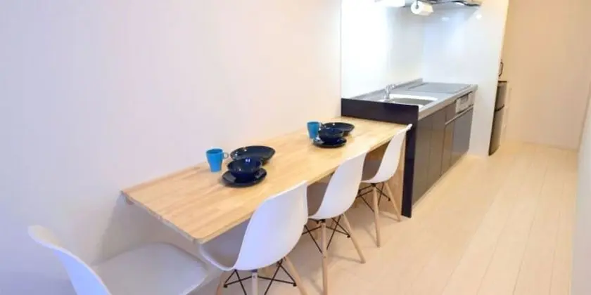Guest House Gifuhashima COCONE - Hostel - Mutfak