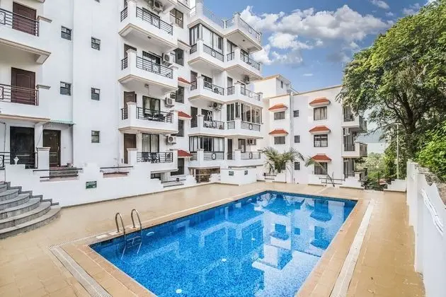 GuestHouser 2 BHK Apartment 621c - Havuz