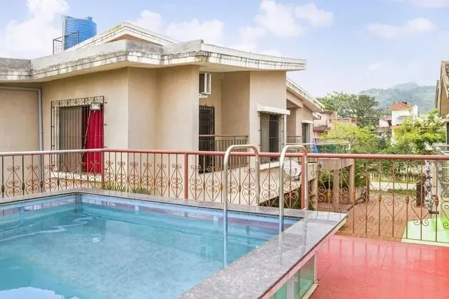 GuestHouser 3 BHK Bungalow fcef - Havuz