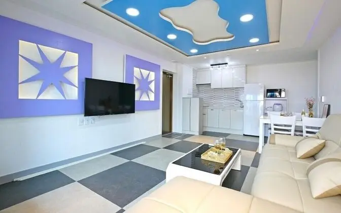Gyeongju The one Pension - Blue - Oda Düzeni