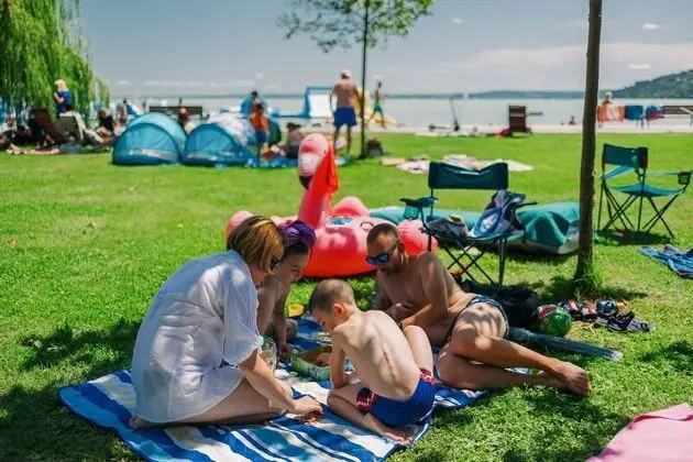 Happy Camp mobile homes in Füred Camping - Plaj