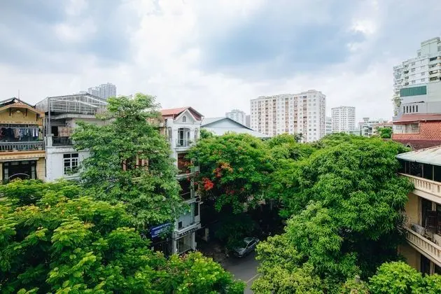 HB Serviced Apartment - 12 Tran Quy Kien - Dış Mekan