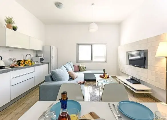 Heart of TLV-Modern wBalcony- 3BD & 3BR - Öne Çıkan Resim