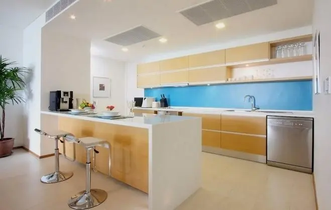 The Heights Luxury Ocean View B22 - Mutfak
