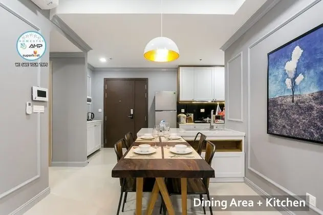 Henry Studio Luxury 2BR SWPool 17th - Mutfak