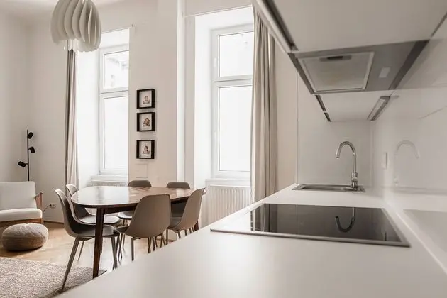 HeyMi Apartments Zentagasse - Mutfak