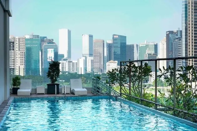 High Floor And Strategic 3Br Apartment At Fx Residence - Havuz