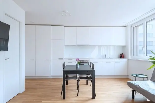 Hitrental Messe Apartments - Mutfak