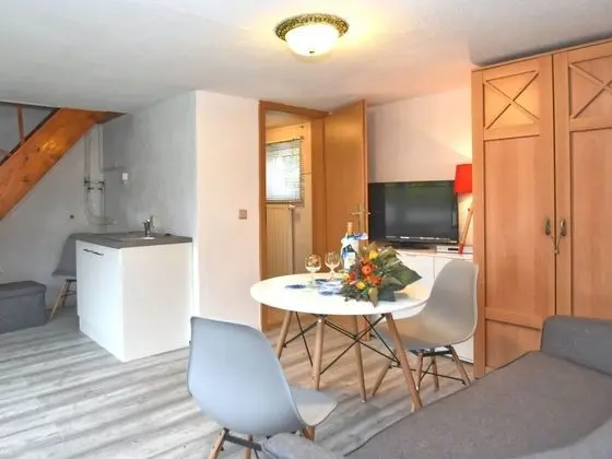 Holiday Home in Güntersberge With Garden, Terrace & BBQ - Mutfak