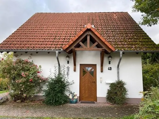 Holiday Home in the Knüllgebirge With Balcony, Garden and Lovely View - Lobi