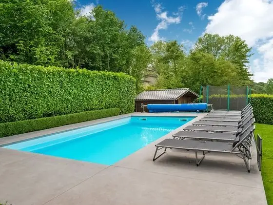 Holiday Home Near Hamoir With Private Heated Pool - Havuz