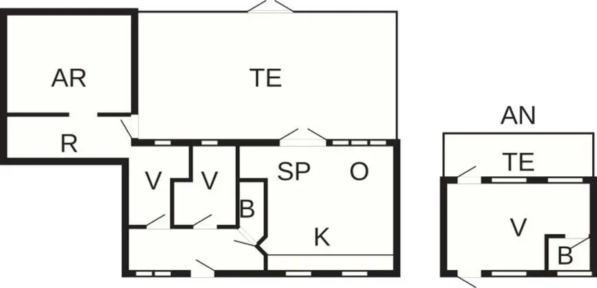 Holiday Home in Strøby - Kat Planı