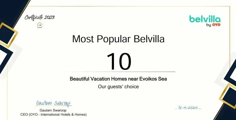 Holiday Villa With Incredible sea View in Paralia Avlidas - Genel