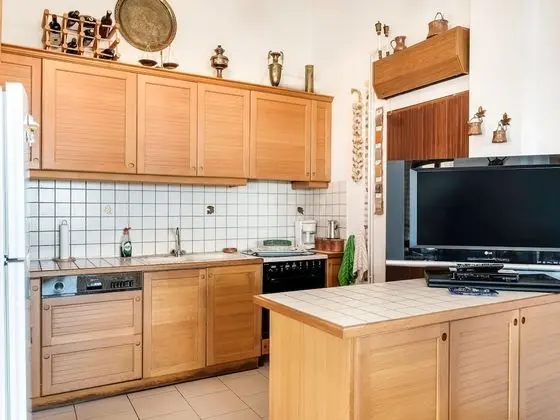 Holiday Villa With Incredible sea View in Paralia Avlidas - Mutfak