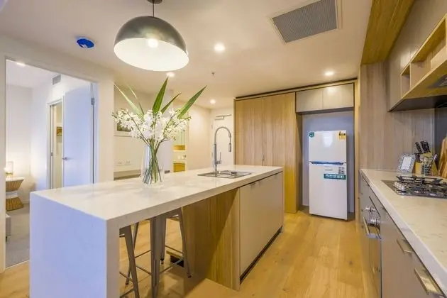 Homely Apartment at Woolloongabba - Mutfak