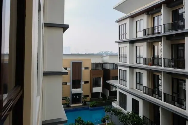 Homey 1BR at Assati Garden House Apartment - Dış Mekan