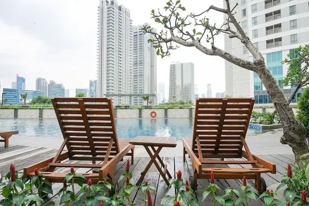 Homey 1BR at The Wave near Epicentrum Kuningan