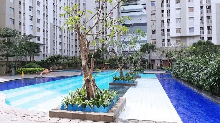 Homey 2BR at Green Bay Pluit Apartment near Mall