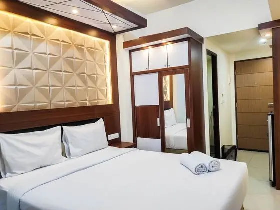 Homey and Comfy Studio at Vida View Makasar Apartment - İç Mekan