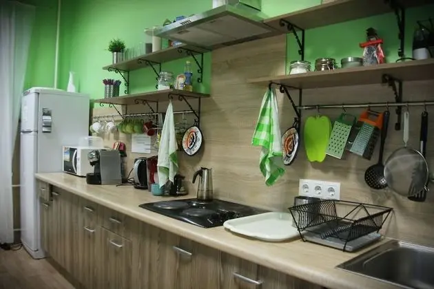Hostel Gostevoy Dom Nice - Mutfak