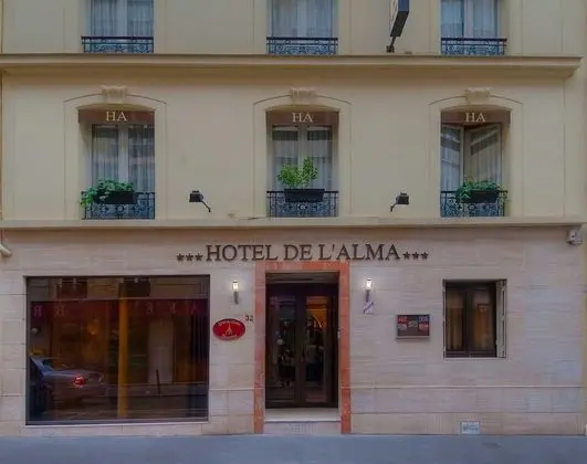 Hôtel de l'Alma by Malone - Dış Mekan