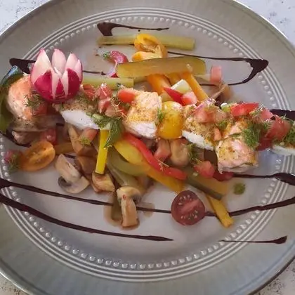 Hôtel Restaurant - Les Jardins du Lac - Yerinde Yemek