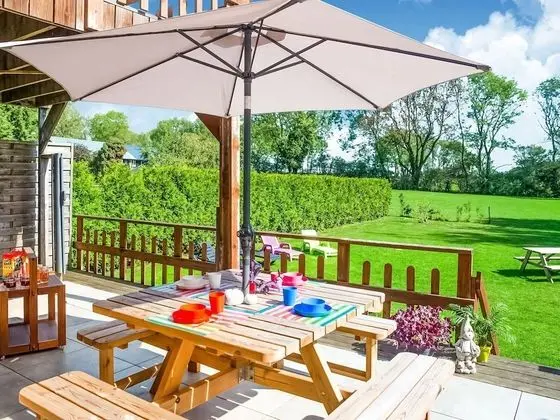 House With Sauna in Quiet Area Near Durbuy, Beautiful Terrace