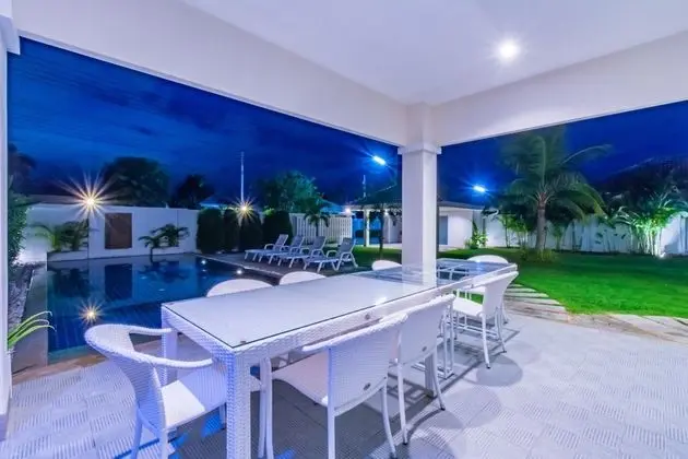 Hua Hin Pool Villa with 4 Bedrooms L27 - Dış Mekan