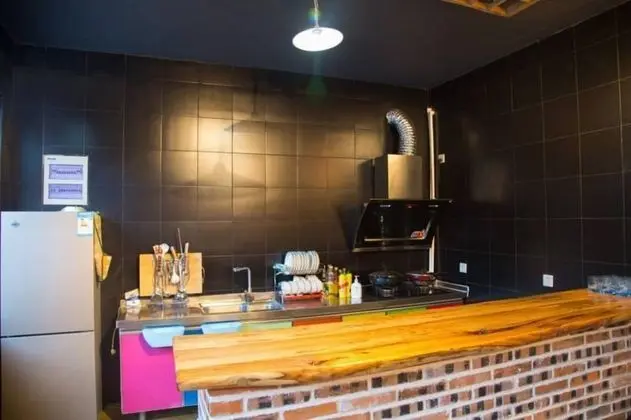 Huairou Xiangcun Pushe Boutique House - Mutfak