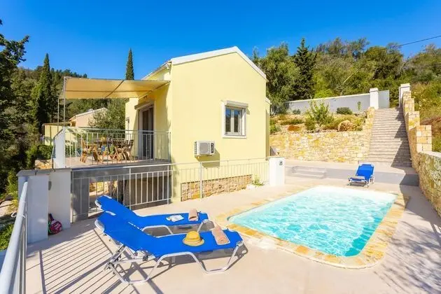 Villa Ifigeneia Swimming Pool Walk to Beach Sea Views A C Wifi - 3455 - Öne Çıkan Resim