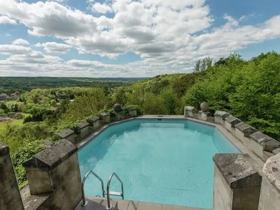 Impressive Castle in Spa With a Private Swimming Pool - Havuz