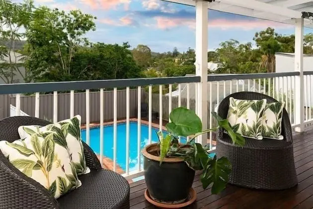 The Indooroopilly Queenslander 4BDR Home - Havuz