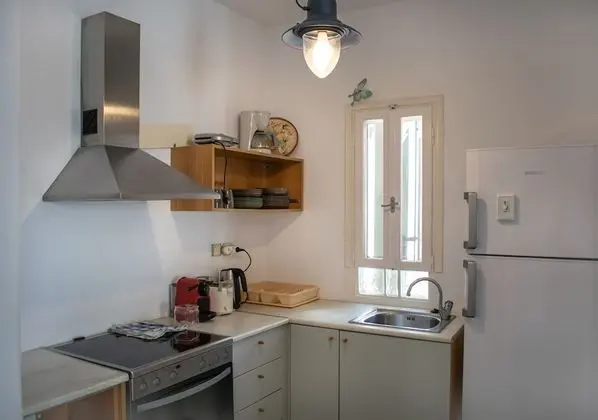 Irenes View Apartments Villa 7 - 4 Guests With Pool and sea View in Agia Irini - İç Mekan