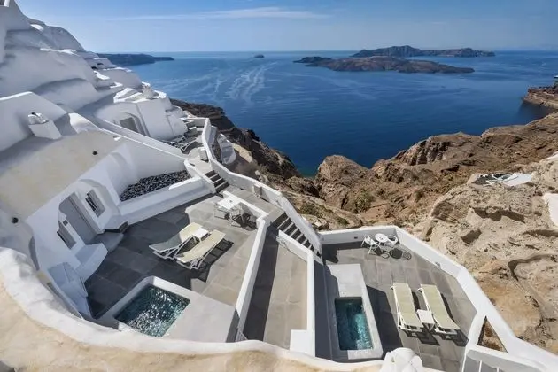 Villa Irini Fira Adults Only - Dış Mekan