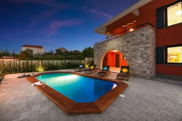 Villa Iris Zadar Area Private Pool Pool Table Terrace