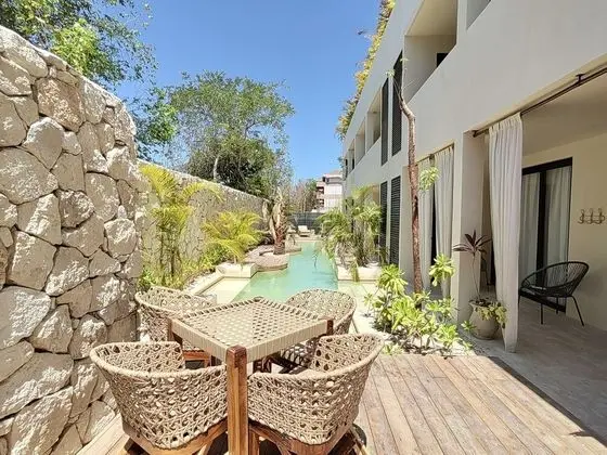 ITZÁ ALDEA ZAMÁ - BOHO CHIC con Alberca - Havuz