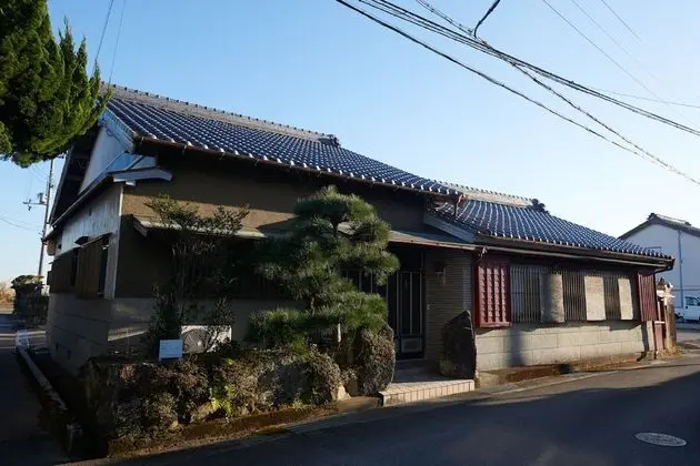 Japanese old house by the seaside